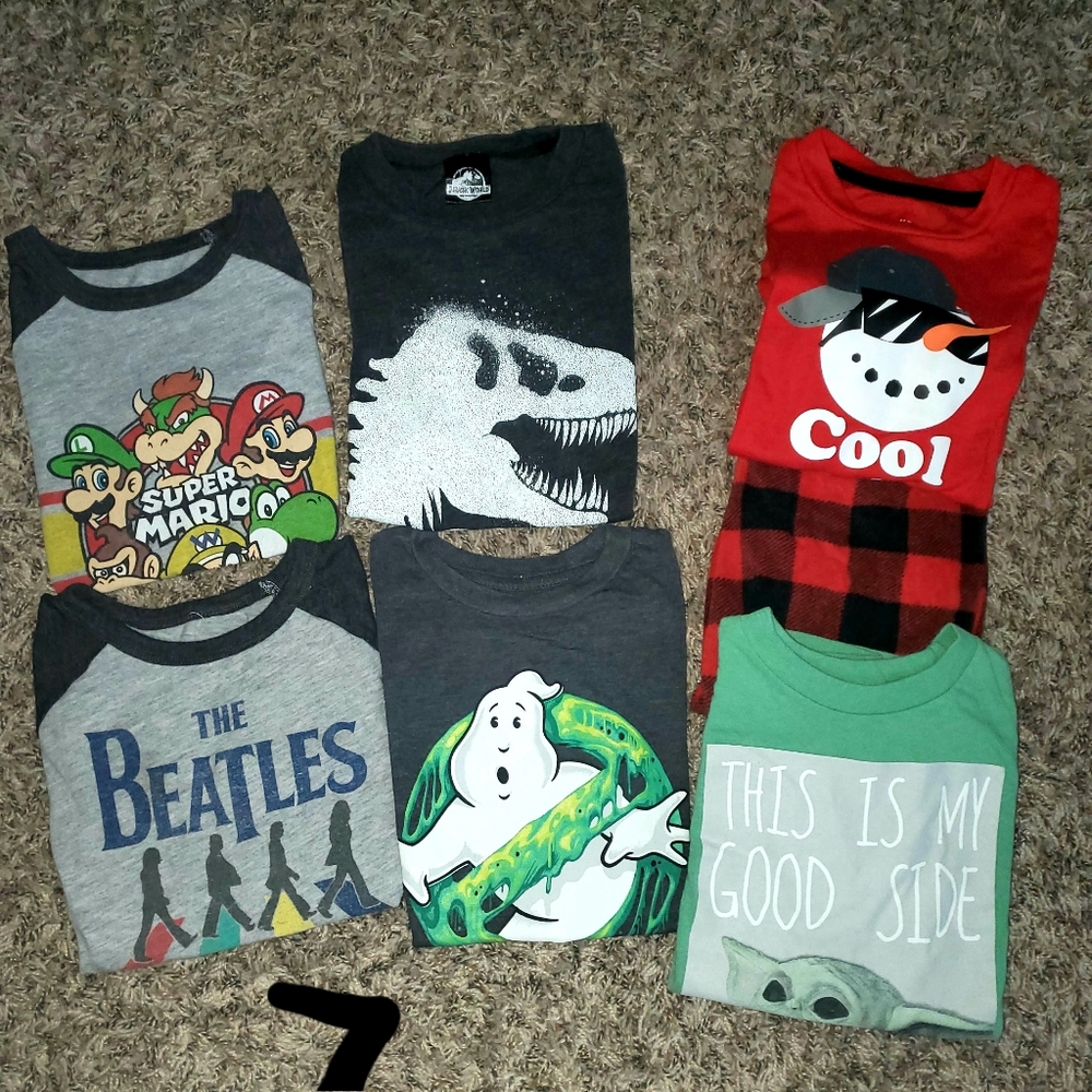 Shirts and set of pajamas